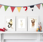 Load image into Gallery viewer, Baby Sloth Watercolour Nursery Print

