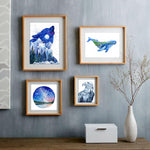 Load image into Gallery viewer, &quot;Humphrey the Humpback&quot; Whale Watercolour Print collection
