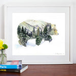 Load image into Gallery viewer, &quot;Mr Bear&quot; Watercolour Print
