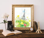 Load image into Gallery viewer, Sunny Day in Paris Watercolour Print
