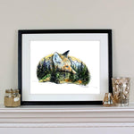 Load image into Gallery viewer, &quot;Undisturbed&quot; Fox Watercolour Print
