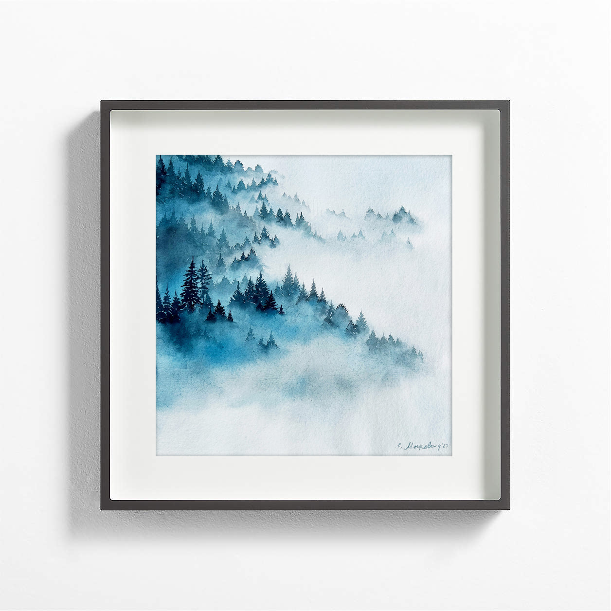 Beyond the Clouds - Original Watercolor Painting