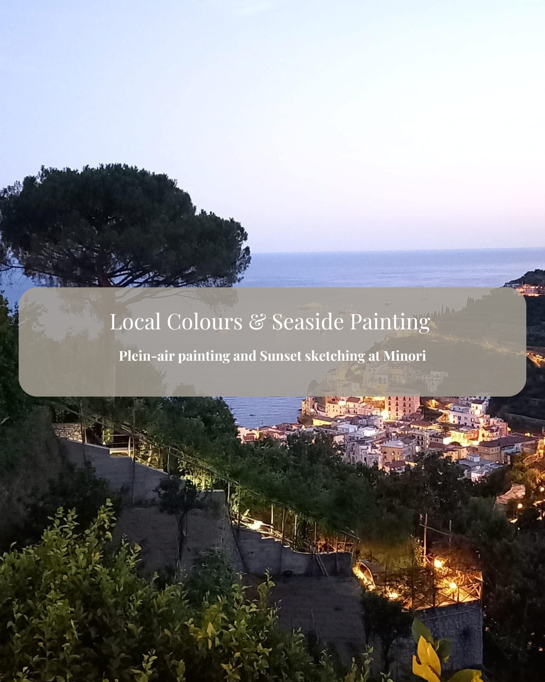 Amalfi Coast Watercolour Painting Retreat – Minori, September 13 - 19 2026