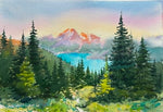 Load image into Gallery viewer, Mountains &amp; Trees in Watercolour 4-Week Course
