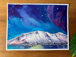 Load image into Gallery viewer, Celestial Reflections - Night Sky Original Watercolor Demo Painting
