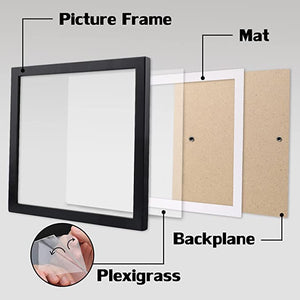 Set of 2 frames 11x11" with Mat for 8x8"