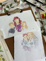 Load image into Gallery viewer, Signature Watercolour Portrait
