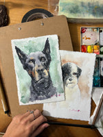 Load image into Gallery viewer, Signature Watercolour Portrait

