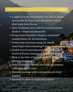 Load image into Gallery viewer, Amalfi Coast watercolor art painting  retreat with Elena
