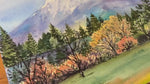 Load and play video in Gallery viewer, Golden Ears Mountains Original Watercolor Painting
