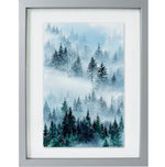 Load image into Gallery viewer, &quot;Secrets&quot; Misty Forest Watercolor Art Print
