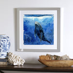 Load image into Gallery viewer, &quot;Still&quot; Humpback Whale Original Watercolor Painting
