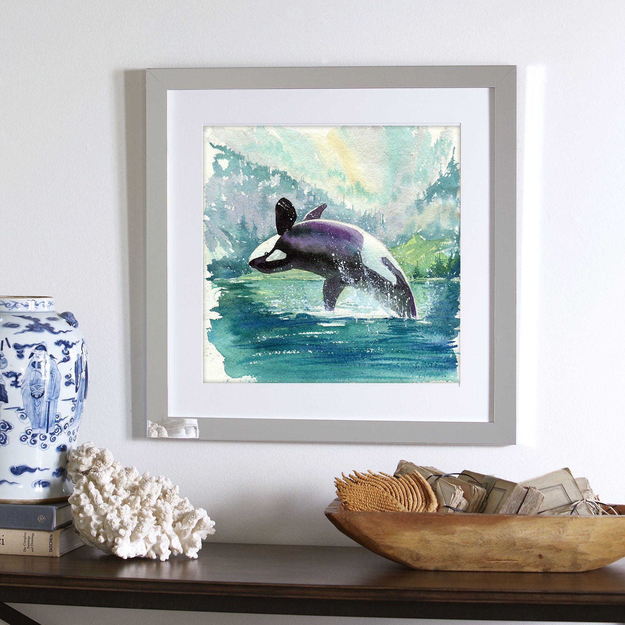 "Marina" Orca Killer Whale Art-Print