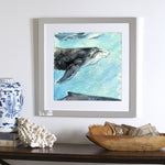 Load image into Gallery viewer, &quot;Tropical Waters&quot; Humpback Whales Original Watercolor Painting
