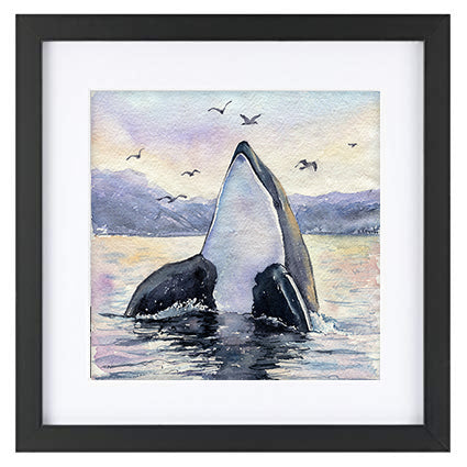 "Freja" Orca Whale Art-Print