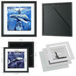 Load image into Gallery viewer, &quot;Katina and Unna&quot; Mama &amp; Baby Orca Whales Art-Print

