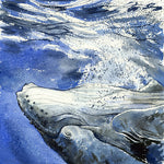 Load image into Gallery viewer, &quot;Ingenuity&quot; Humpback Whale Original Watercolor Painting
