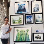 Load image into Gallery viewer, &quot;Mighty&quot;Moose Watercolour Print collection

