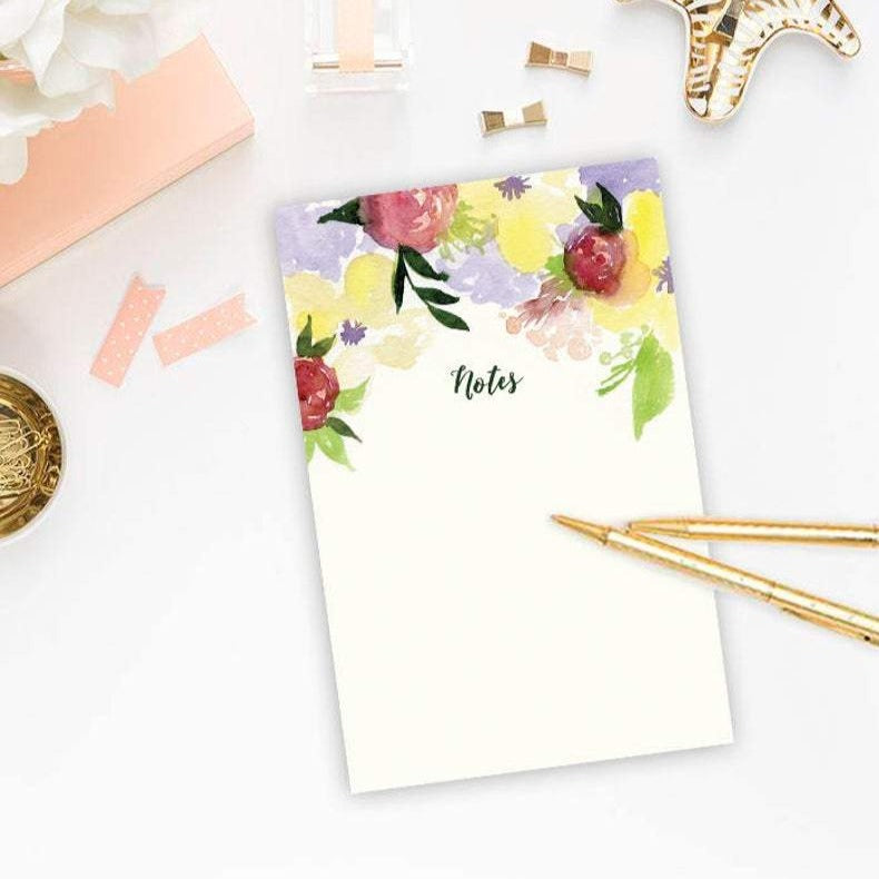 Floral Watercolour Note Pad