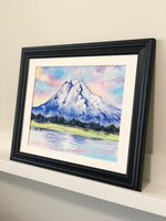 Load image into Gallery viewer, Mount Adams - Original Watercolour Mountain Painting
