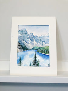 "The Rockies" Original Watercolour Painting