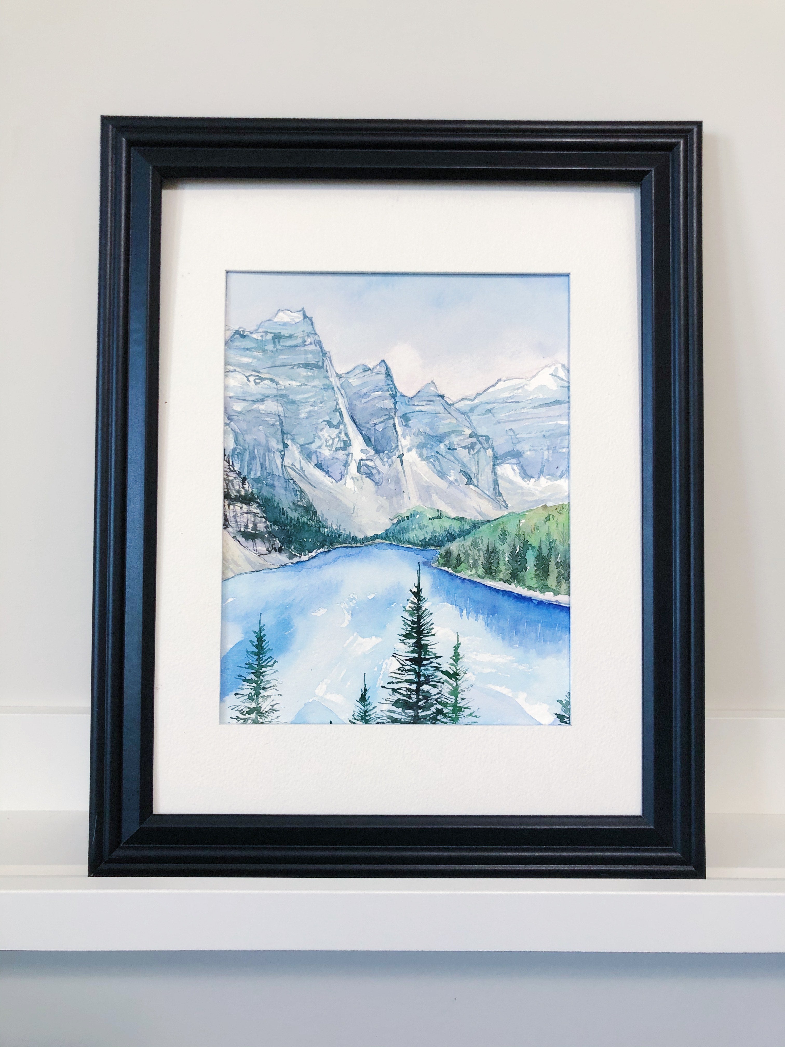 "The Rockies" Original Watercolour Painting