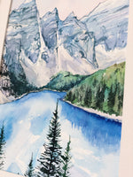 Load image into Gallery viewer, &quot;The Rockies&quot; Original Watercolour Painting
