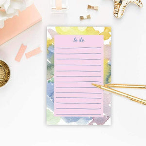 To Do Watercolour Note Pad