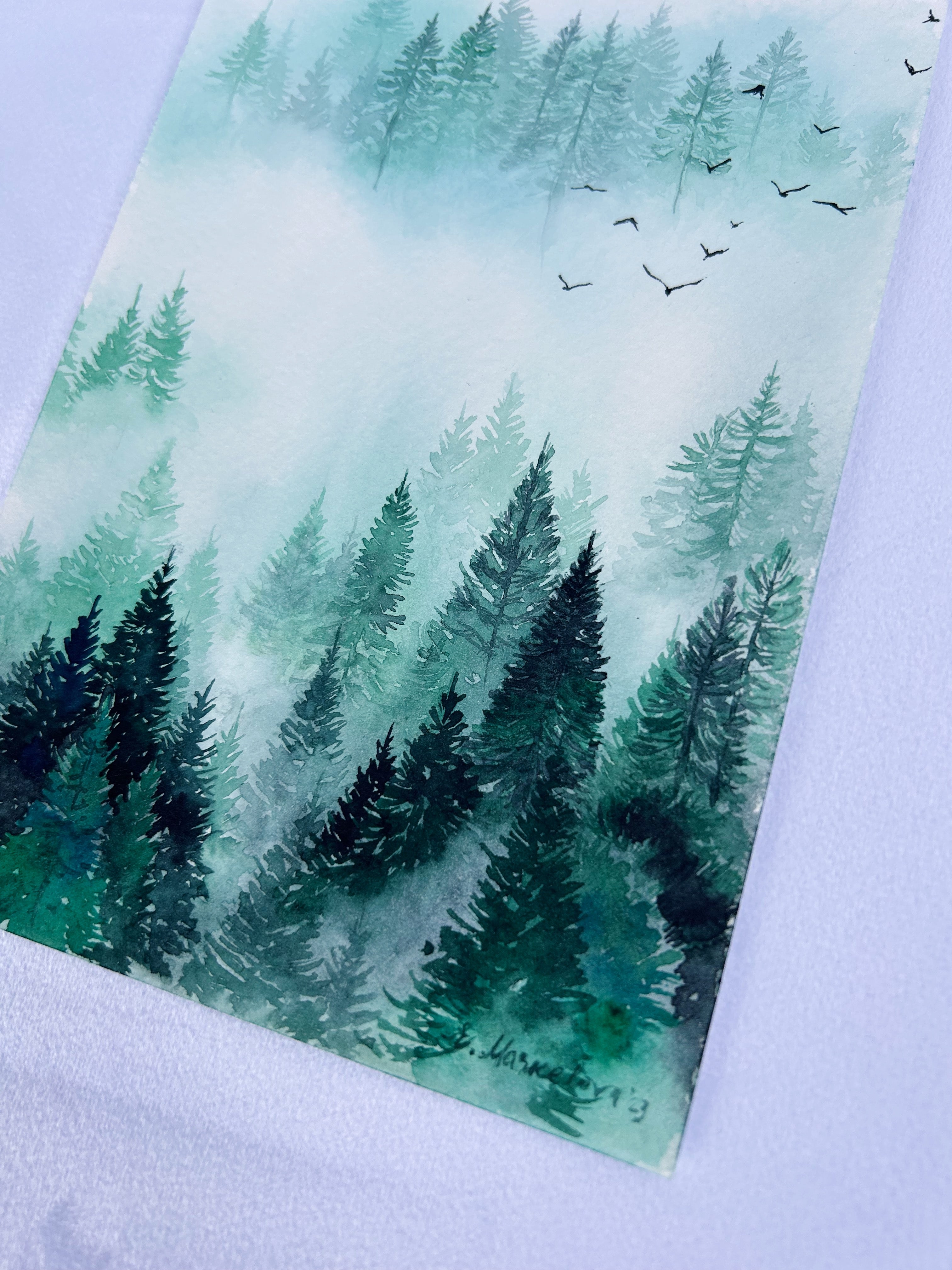 Tranquility II - Original Watercolor Painting