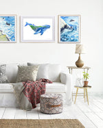Load image into Gallery viewer, By The Sea Watercolour Print set

