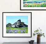 Load image into Gallery viewer, &quot;Black Tusk&quot; Garibaldi Provincial Park Watercolor Art Print - Mountain Painting
