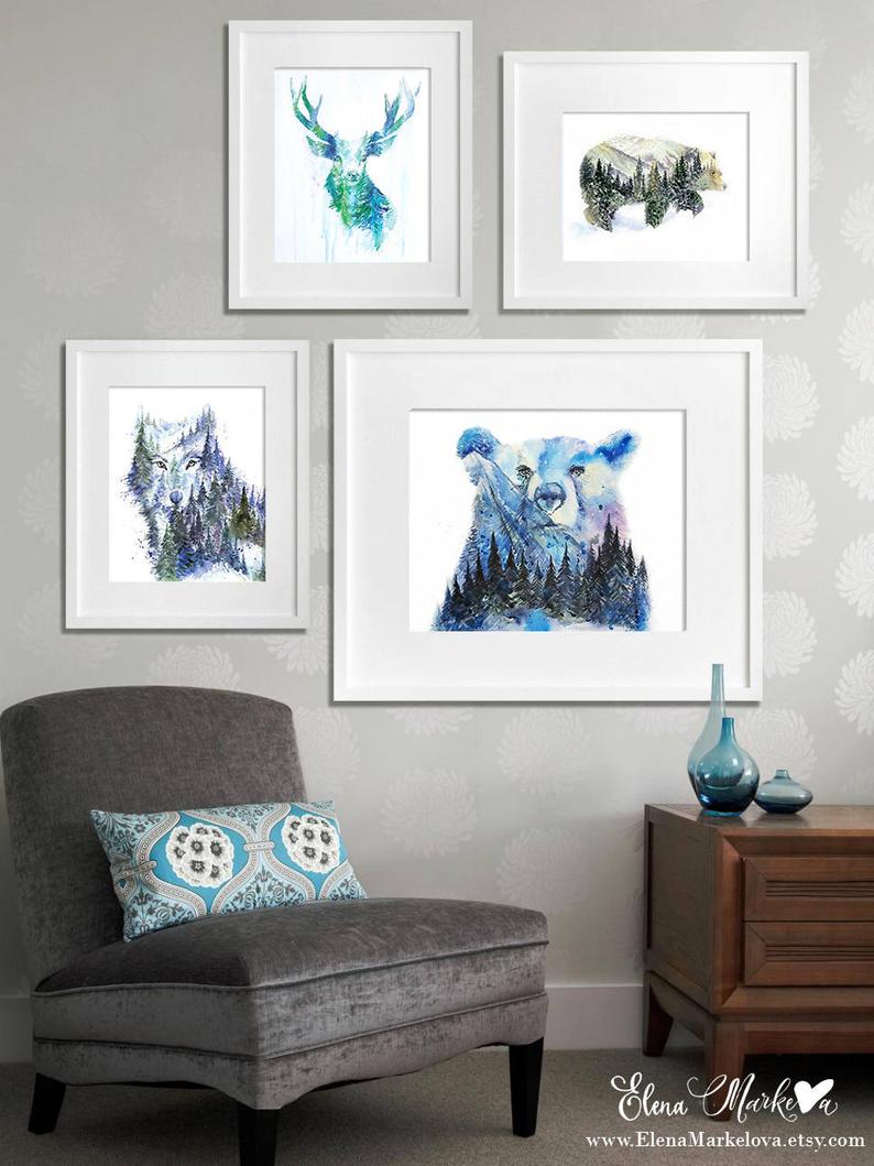 Steelhead Salmon Watercolour Print collection