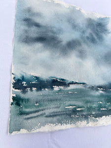 Obscured Horizons - Original Watercolor Painting