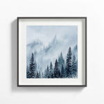 Load image into Gallery viewer, &quot;Whispers II&quot; Misty Forest Watercolor Art-Print
